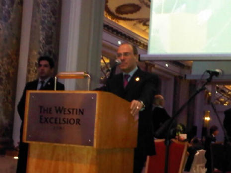 Silvan Shalom al Gala della Fondazione Schneerson, foto Rav Menachem Lazar